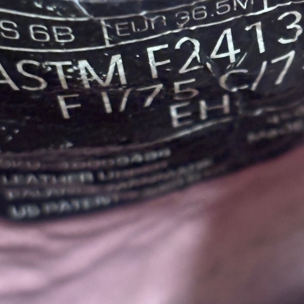 Ariat Womens Krista Steel Toe Work Boots Brown Purple Leather 10009494 Size 6B - Picture 13 of 15